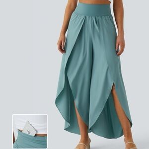 Halara Breezeful High Waisted Back Waistband Pocket Palazzo Flowy Pant